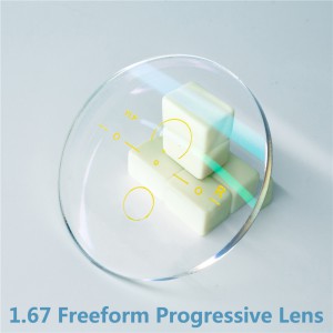 1.67 MR-7 Freefrom RX Mutilfocal Progressive HMC Lens